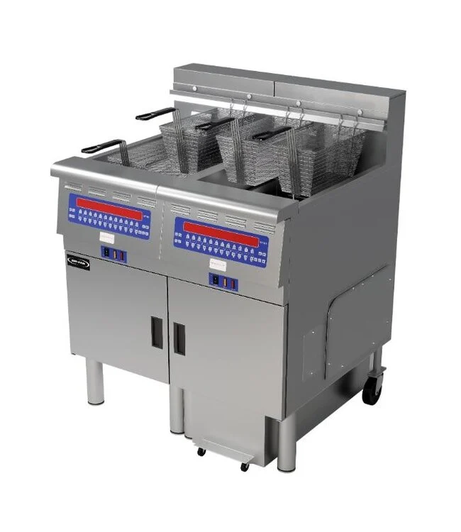 Automatic oil filter fryer | 2x30L | 2x14kW | (W)868x(D)797x(H)1143mm - Image 3