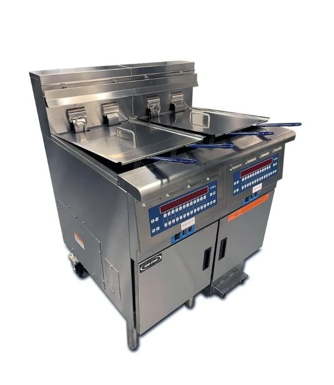 Automatic oil filter fryer | 2x30L | 2x14kW | (W)868x(D)797x(H)1143mm - Image 7